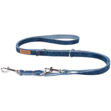 Regulējama siksna Amiplay Denim 124985, zilimelns 