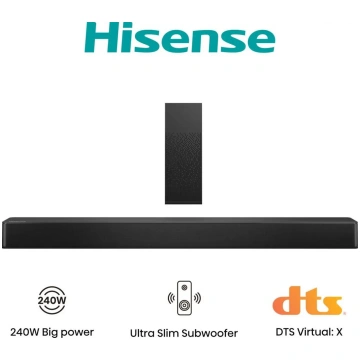 Skaņas josla Hisense HS2100 2.1 kanāli 240 W ar be