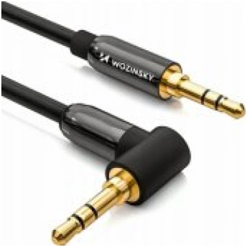 Wozinsky Cable Jack 3.5mm - Jack 3.5mm angled 2m b
