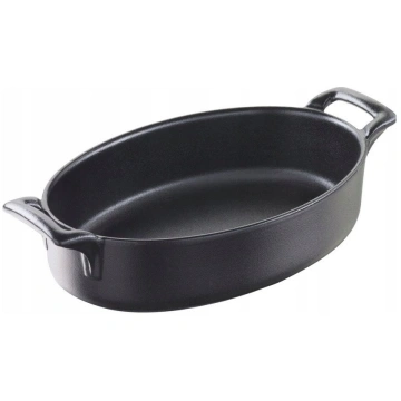Revol BELLE CUISINE NOIR naczynie owalne głębokie 