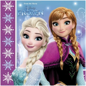 Disney Forzen salvetes (20 gabali)