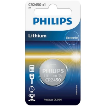 Philips Lithium, CR2450, 3V - Battery CR2450/10B