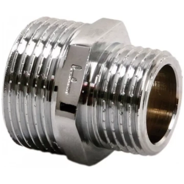 Hromēta pāreja/nipelis reducēts 1/2"x1" ā-ā