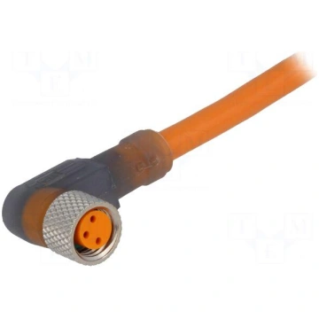 Connector: M8 | 2m | female | PIN: 3 | angled 90° 