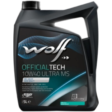 WOLF OFFICIALTECH 10W40 5L ULTRA MS,CI-4,E6E7,228.