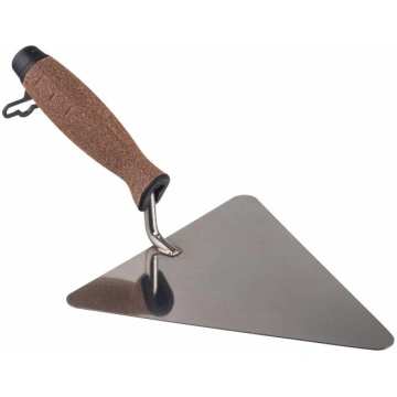 Nerūsējošā tērauda trīsstūra lāpstiņa 180mm, korķa