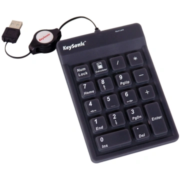 Keysonic Numpad ACK-118BK - black ( 12523 22084 AC