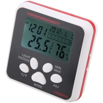 CN2001A Digitālais higrometrs iekštelpu LCD disple