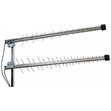 Iskra LTE antena 698-2700 MHz 9-11 dBi 10m kabelis