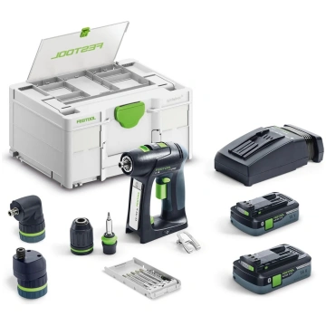 Urbjmašīna-skrūvgriezis Festool C 18 HPC 4,0 I-Set