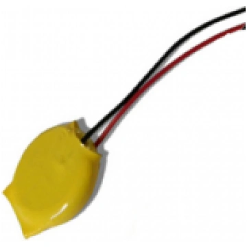 LIR2025 30mAh 3.6V Li-Ion Rechargeable Battery wit
