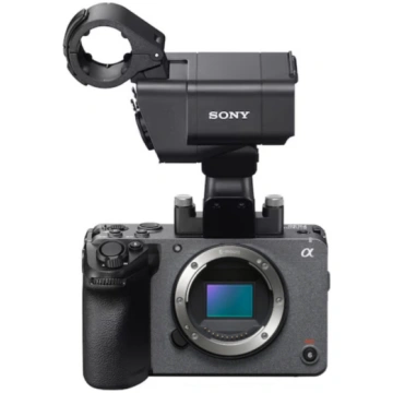 Sony FX30 su XLR rankena