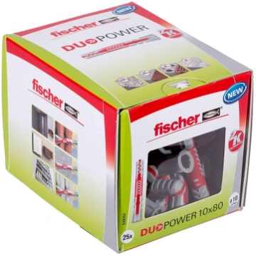 Fischer DUOPOWER 10x80 LD 25pcs 538252