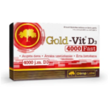 Vitamīns D3 4000 Fast (30 tabletes) - 30 tabletes 