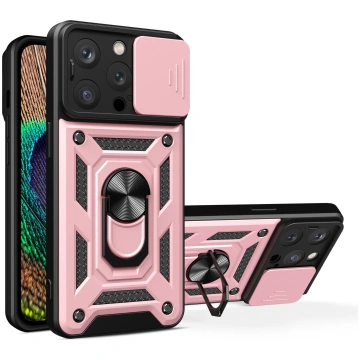 iPhone 15 Pro Max Hybrid Armor Camshield Case with