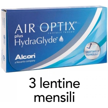 Air Optix Plus Hydraglyde - 3 lenti