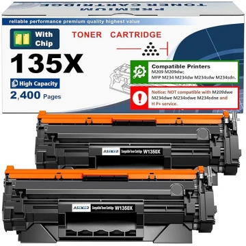 135X W1350X (135A W1350A) Tonera kasetne [ar mikro