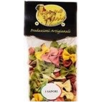 Makaroni krāsainie bantītes NONNO MARIO, 500g (450