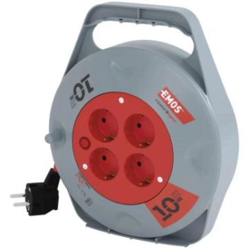 Emos Pagarinātāja spole P19510, 10 m, 4 kontaktlig