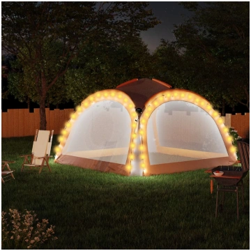 Svinību Telts, Led, 4 Sānu Sienas, 3,6X3,6X2,3M, P