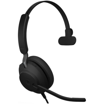 Vadu austiņas Jabra Evolve2 40 USB-A MS Mono, meln