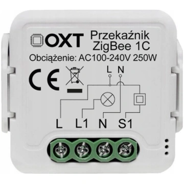 OXT Mini Przekaźnik 1 Obwód ZigBee TUYA | 058589 |