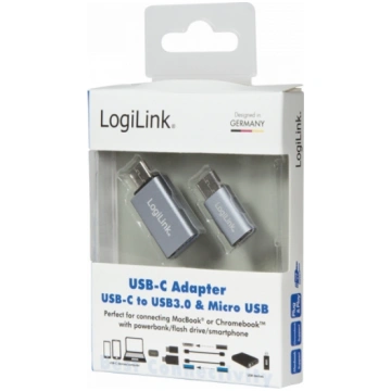 LOGILINK - USB-C to USB3.0 & Micro USB Adapter AU0