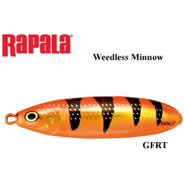 Vizulis šūpojošais Rapala Weedless Minnow GFRT 22 
