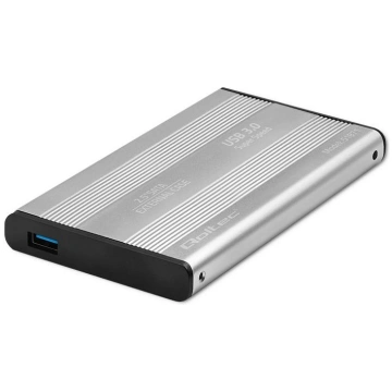 Qoltec Aluminium External Hard Drive Case HDD SSD 