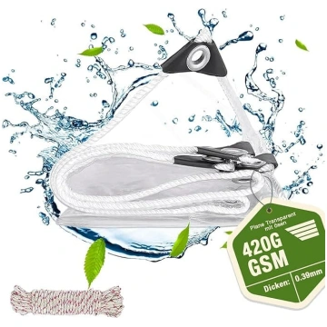 Tenta tents ūdensnecaurlaidīgs caurspīdīgs, 420 g/