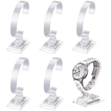 ROLMZJX Pack of 6 Watch Stands, Acrylic Watch Hold