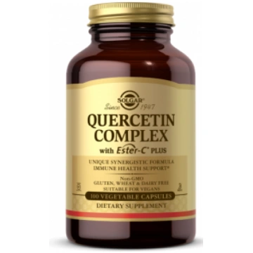 Quercetin Complex with Ester-C Plus Solgar 100 vca
