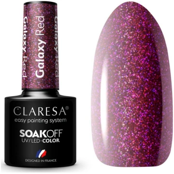 Claresa CLARESA Lakier hybrydowy Galaxy Red 5g 143