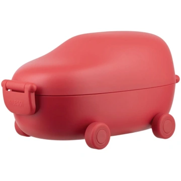 Pārtikas kastīte SNACKMOBILE, 2 nodalījumi, sarkan