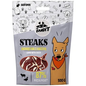 Mr.Bandit Steaks ar Jēru un Pīli Kārumi Suņiem, 50