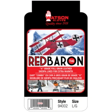 Watson 94002 - Red Baron Sherpa Lined - Medium Wat