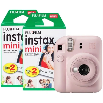 Fujifilm instax Mini 12 instant fotoaparāts ar 40 