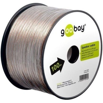 Kabelis Goobay Goobay 15018 Speaker Cable Transpar
