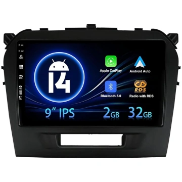 9 collu ekrāns Auto Radio Android 14 priekš Suzuki
