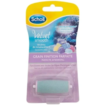 Scholl Velvet Smooth Roller Heads with Marine Mine