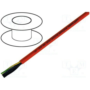 Wire; ÖLFLEX® HEAT 180 SiHF; SiHF; 2x4mm2; Cu; str