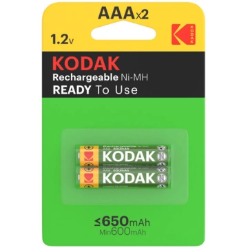 Kodak Rechargeable 650mAh Ni-Mh AAA B2 | Price for