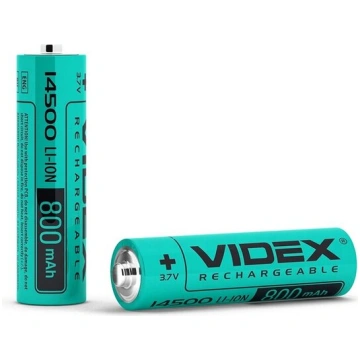 Baterija uzlādējama Videx Li-Ion AA (14500) 800mAh