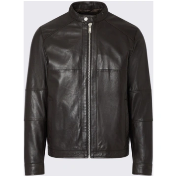 Leather biker jacket LIUJO
