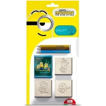Multiprint Minions zīmogu komplekts 3 gabali