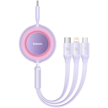 Baseus Bright Mirror 2 retractable cable 3in1 USB 