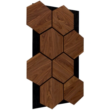Akustiskie sienu paneļi LAN-603, MDF, 0.58x0.87 m,