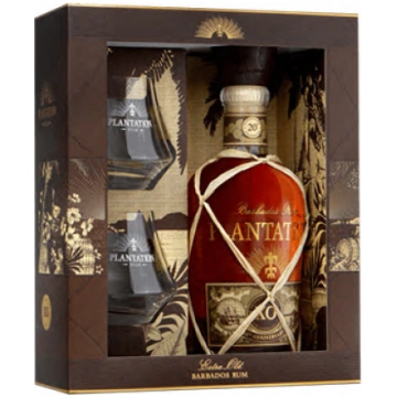 Rum Plantation XO 20TH Anniversary 70 cl Gift Glas