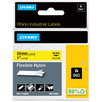 DYMO Rhino neilona lente elastīga 24mm x 3,5m / me