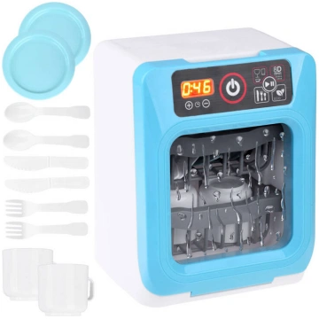 Automatic dishwasher washing machine with dishes +